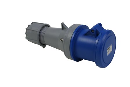 Garo S 463-9 S Skjøtekontakt IP44, 5-polet, 63 A Blå, 9 h, Stikkontakter & kabler