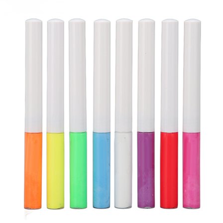 8 st Fluorescerande Vattentät Flytande Eyeliner Snabbtorkande Neonfärg 4ml