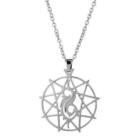 Smycken Slipknot Halsband ihålig stjärna hänge