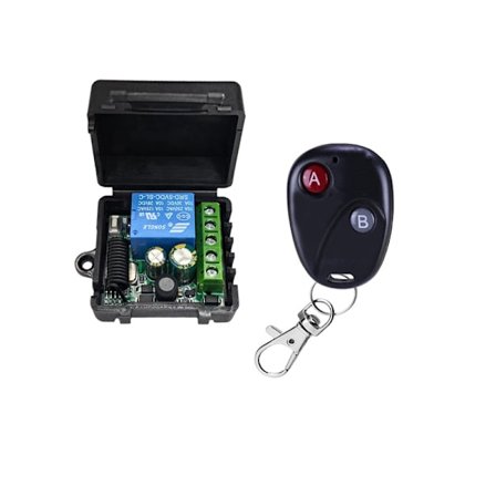 DC 12V enkelkanals fjärrkontrollbrytare i liten resväskstil,