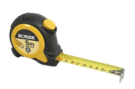 IRONSIDE MÅLEBÅND RUBBER 5M