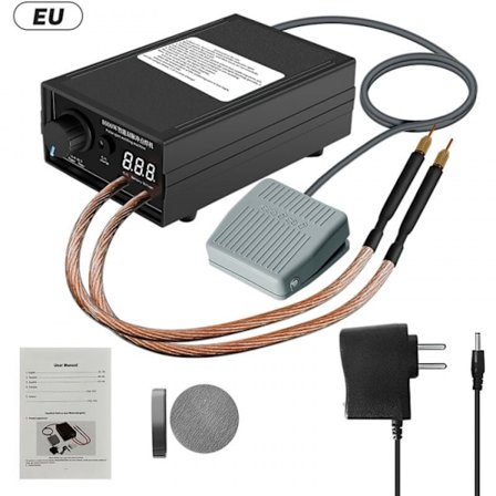 8000W Punktsvejsemaskine Bærbar Justerbar 0-1200A Lithium Ba