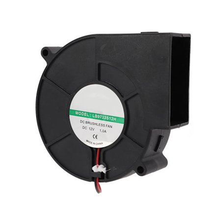 Lav støj blæserventilator Højhastighedsdrift Høj temperaturbestandighed Centrifugalblæser DC12V 1A
