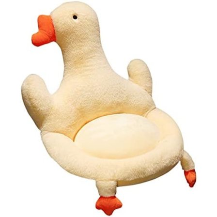 Gåsplyschkudde, kontorsstol, soffa, bil, stol, varm och bekväm plyschkudde, midja och skinkor