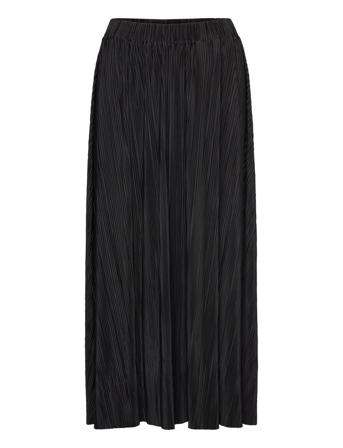 Slfsimsa Midi Plisse Skirt Noos Skirts Pleated Skirts Svart Selected Femme*Betinget Tilbud