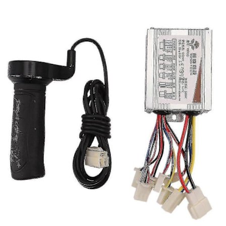 24v 500w DC Elektrisk Sykkelmotor Børstet Kontrollerboks Med Børstet Kontroller Lang Linje Sving Styre