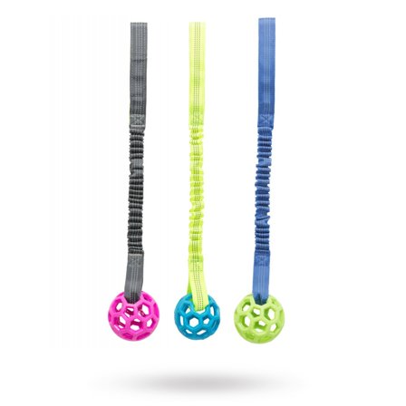 Trixie - Bungee Tugger Med Boll - Kampleksak - Hundleksaker