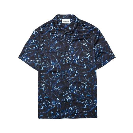 Han Kjøbenhavn Short Sleeve Shirts Blå, Dame Skjorter