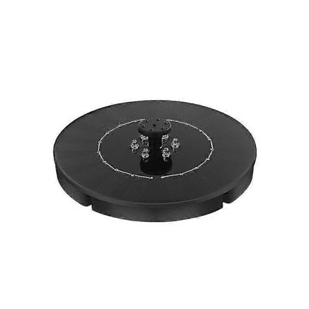 2.5W Solcellsdriven Vattenfontänpump för Fågelbad Damm Trädgårdsdekoration med LED Nattlampa & 4 Sprutmönsterhuvuden