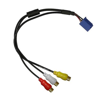 Bil RCA Adapter VTR Kabel 6 Pin Blå A/V Port Erstatning for Toyota