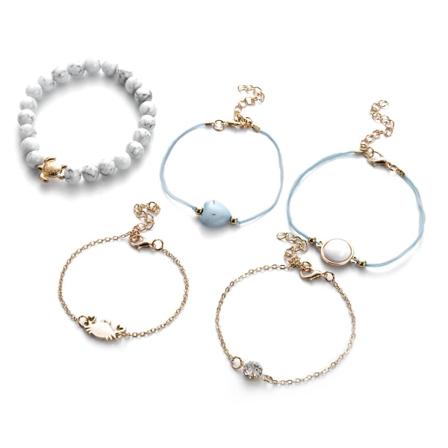 Armbandsset 5-pack Flerfärgad