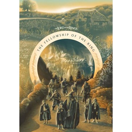 A3 Print - Lord of the rings - Felowship of the ring