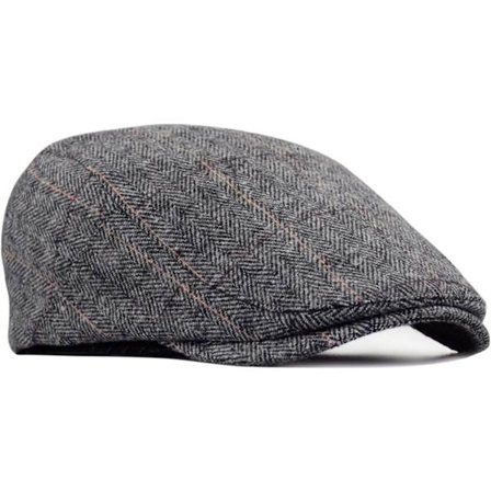 Miesten baretti litteä lippalakki Golf Driving Newsboy Hat litteä lippalakki - villahuopa