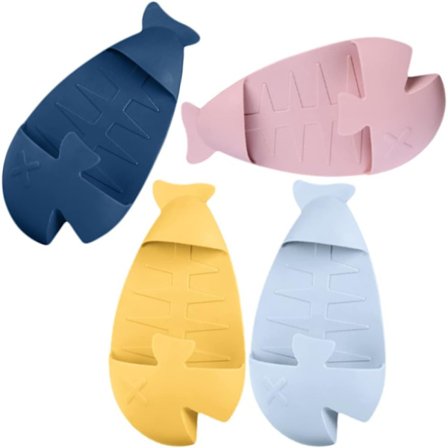 Grytevott 4 stk Mini Silikon Grytevotter Varmebestandige Votter Gryteklut