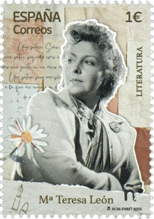Spanien - Maria Teresa Leon - Postfrisk frimærke