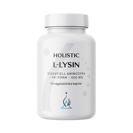 Holistic L-lysin 500 mg 90 vegetabiliska kapslar
