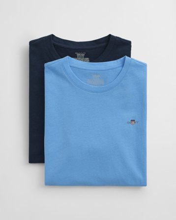 GANT Teenager 2er-Pack Rundhals-T-Shirts (176) Blau