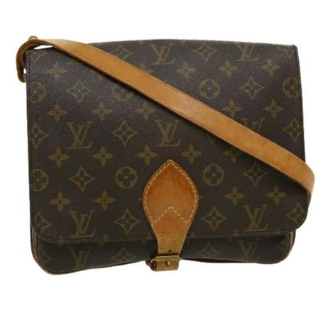 Louis Vuitton Vintage, Pre-owned Canvas louis-vuitton-bags Bruin, Dames, Maat:ONE Size