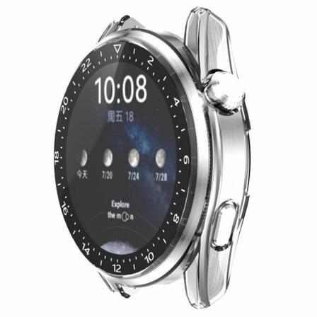 Huawei Watch 3 Pron galvanointisuojus karkaistulla lasilla - Läpinäkyvä Transparent