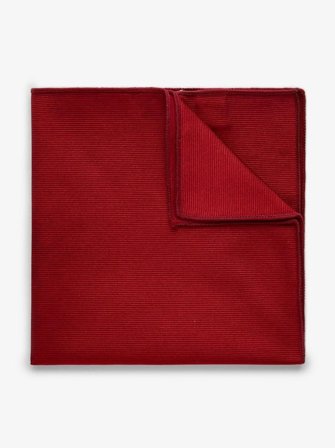 John Henric Men's Mørkerød Lommetørkle Size Onesize