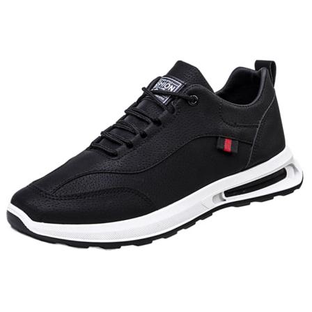 Solid Löparsneaker För Män Med Snörning Låg Topp Casual Walking Sko