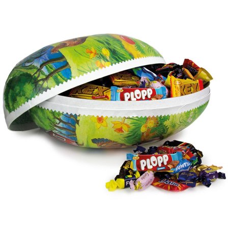 KARAMELLO Påskägg 35cm inslaget godis 3kg - Lyreco - Kök och servering - Ätbart - Godis och choklad