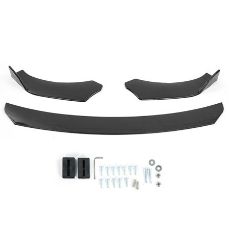 3 kpl Universaali Etuhelman Huuli Spoiler Pyöreä Suoja Varuste Korin Listo Säädettävä Kulma 3-Vaihe