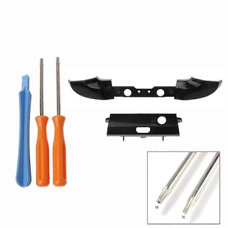 Ersättningsdelar för XBOX One Slim-kontroll LB för RB-utlösartryckknapp T6 T8 skruvmejslar verktyg tillbehör