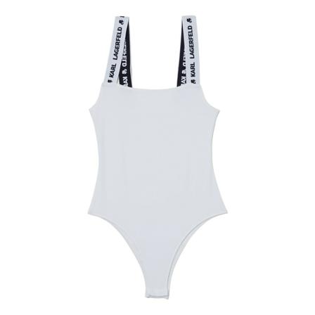 Karl Lagerfeld Logo Body , Wit , Dames , Maat: S Lingerie