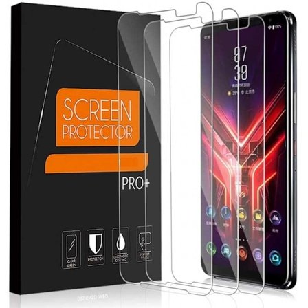 3-PAK Asus Rog Phone 3 Premium skærmbeskytter CrystalClear