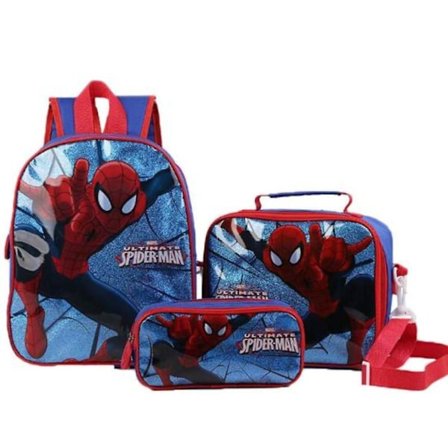 Spider Man Backpack School Bag 3 Pack Birthday Gift