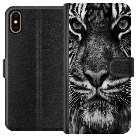 Kompatibelt Plånboksfodral till Apple Apple iPhone X Tiger