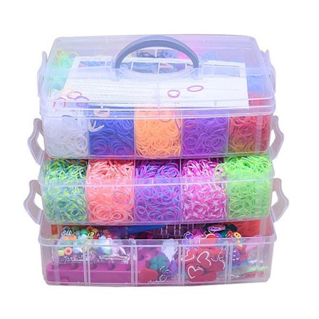 Loom Bands kit 10 000 band - Gör dina egna armband & figurer - Perfekt