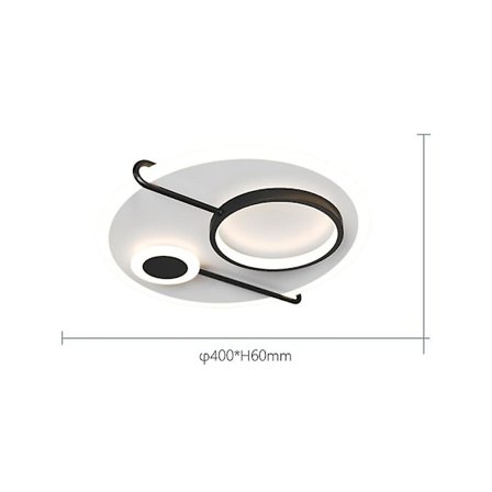 Modern Taklampa Atmosfärisk Vardagslampa Sovrum Master Bedroom Rund Led Minimalistisk Lampa