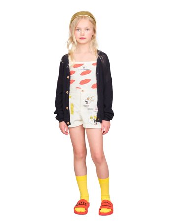 THE ANIMALS OBSERVATORY Racoon Kid Cardigan Navy - Navy - 8 Y