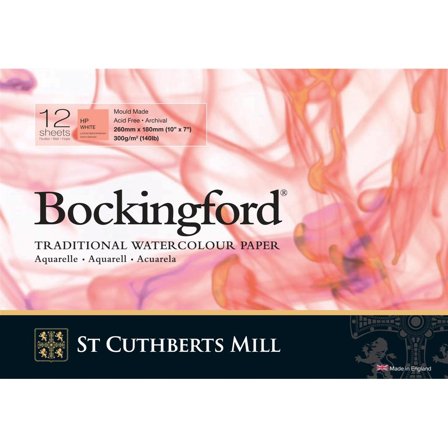 St Cuthberts Mill Bockingford Akvarelblok HP 300gx18cm