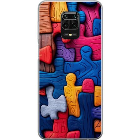 Yhteensopiva Puhelinkuori Xiaomi Xiaomi Redmi Note 9S Leikkisä kuvitus Stitchin kanssa vaaleanpunaisissa omenoissa pehmeässä pastellidesignissa, jo