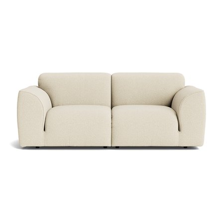 Thursday 2 personers sofa - Raisa Creme - 200x94x78cm - Komfortabel 2 personers sofa i creme med Massivt træ