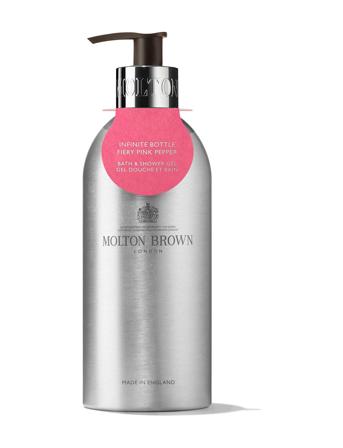 Fiery Pink Pepper Infinite Bottle Beauty WOMEN Skin Care Body Shower Gel Nude Molton Brown*Betinget Tilbud
