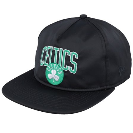 New Era - NBA Svart snapback Keps - Boston Celtics NBA Patch Retro Golfer Black/Emerald Green Snapback @ Hatstore