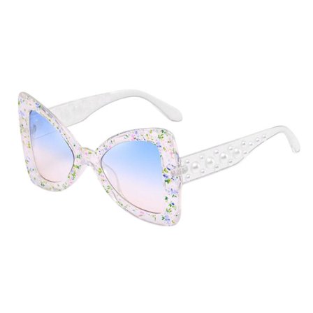 Cat Eye Shaped Big Frame Eyeglasses Women Anti-UV Polarized Sunglasses TR