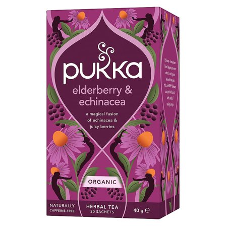 Pukka Hyldebær & Echinacea te Ø 20 breve, Helse & Madvarer, Te, Øvrig Te