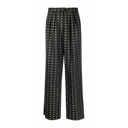 Emporio Armani Wide Byxor svart, Dam Byxor, Dam, Storlek: 2XS