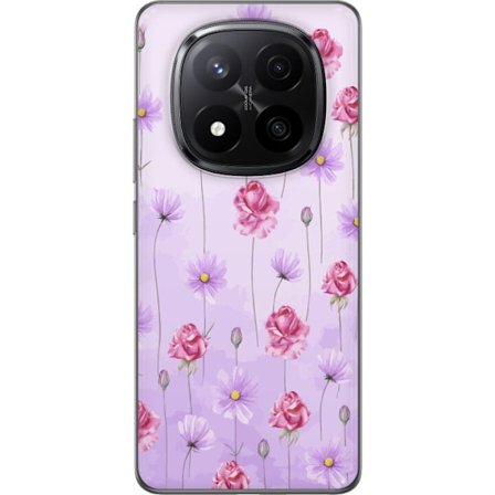 Kompatibel Mobilcover til Xiaomi Redmi Note 14 Pro+ Petal Reverie Lilac Mist