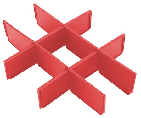 Milwaukee 4932479104 Packout Avdeler til PACKOUT forvaringsboks med tre bokser, Garasjeinnredning & oppbevaring