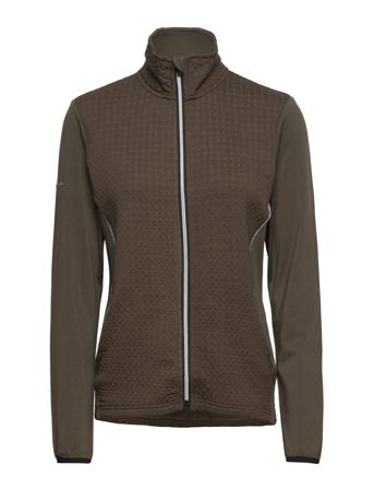Lds Scramble Fullzip Fleece Sweatshirts & Hoodies Fleeces & Midlayers Grøn Abacus