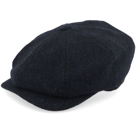 Wigéns - Blå flatcap Keps - Newsboy Retro Cap Navy Flat Cap @ Hatstore