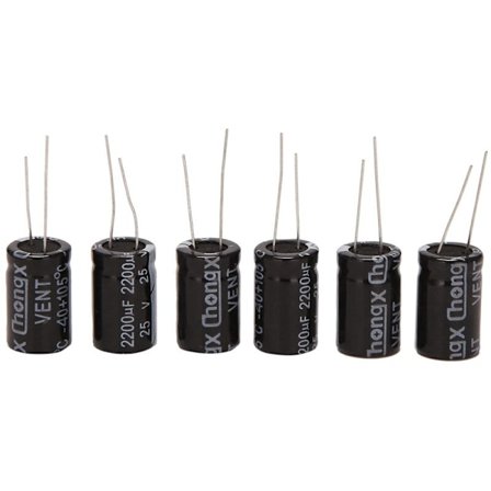 20 stk 13x21mm 2200uF 25V radiale aluminium elektrolytiske kondensatorer