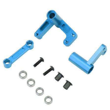 RC-ohjaussetti alumiiniseoksesta Traxxas Bandit / Rustler / Slash 2WD:lle (Vaaleansininen)