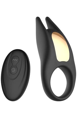 Remote Controlled Cock Ring with Clitoris Stimulation - Woome.pl